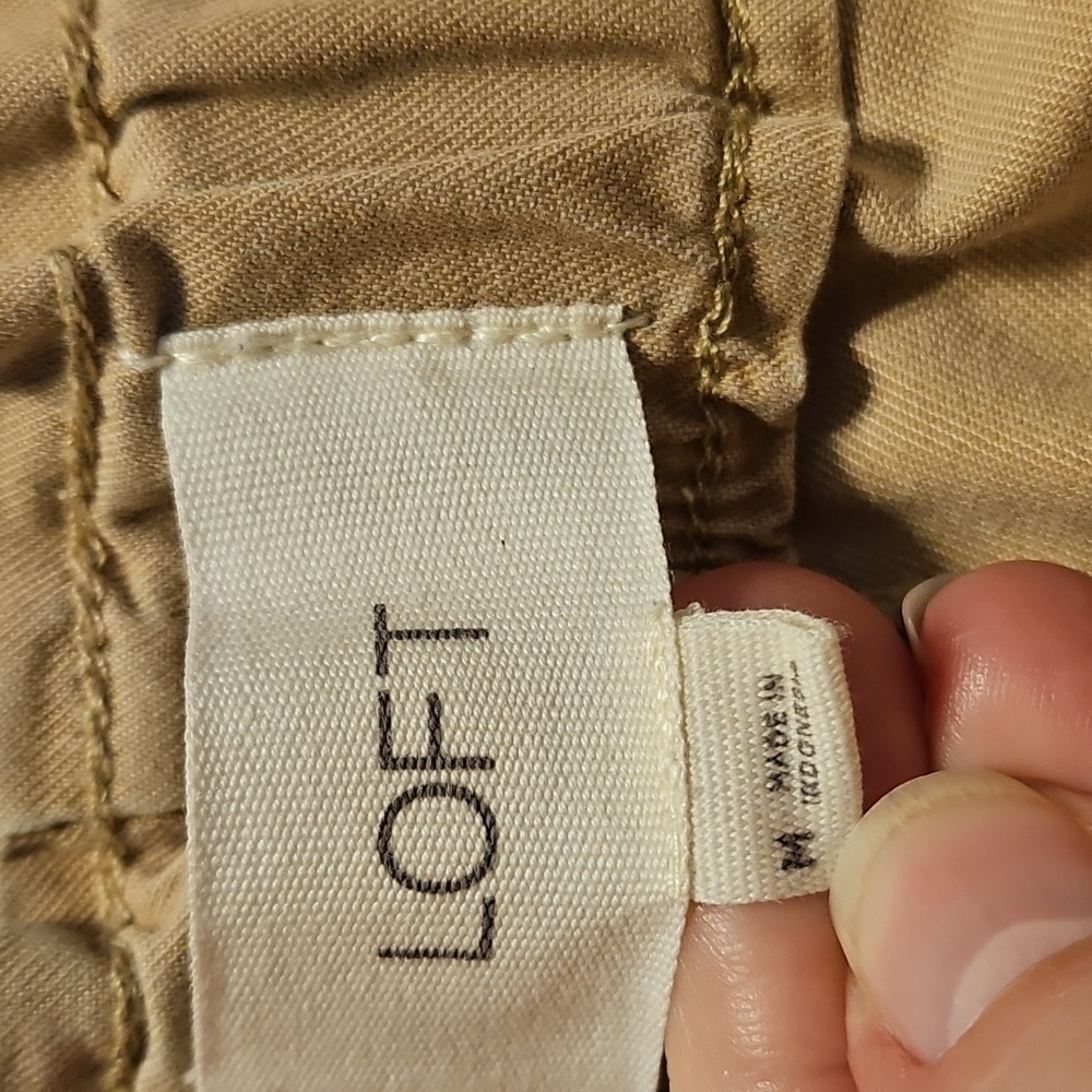 LOFT High Waist Tan Women's Shorts - Picture 6 of 14